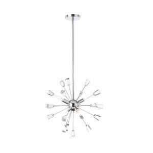 Home Decorators Kimberly 4-Light Chrome Crystal Sputnik Chandelier